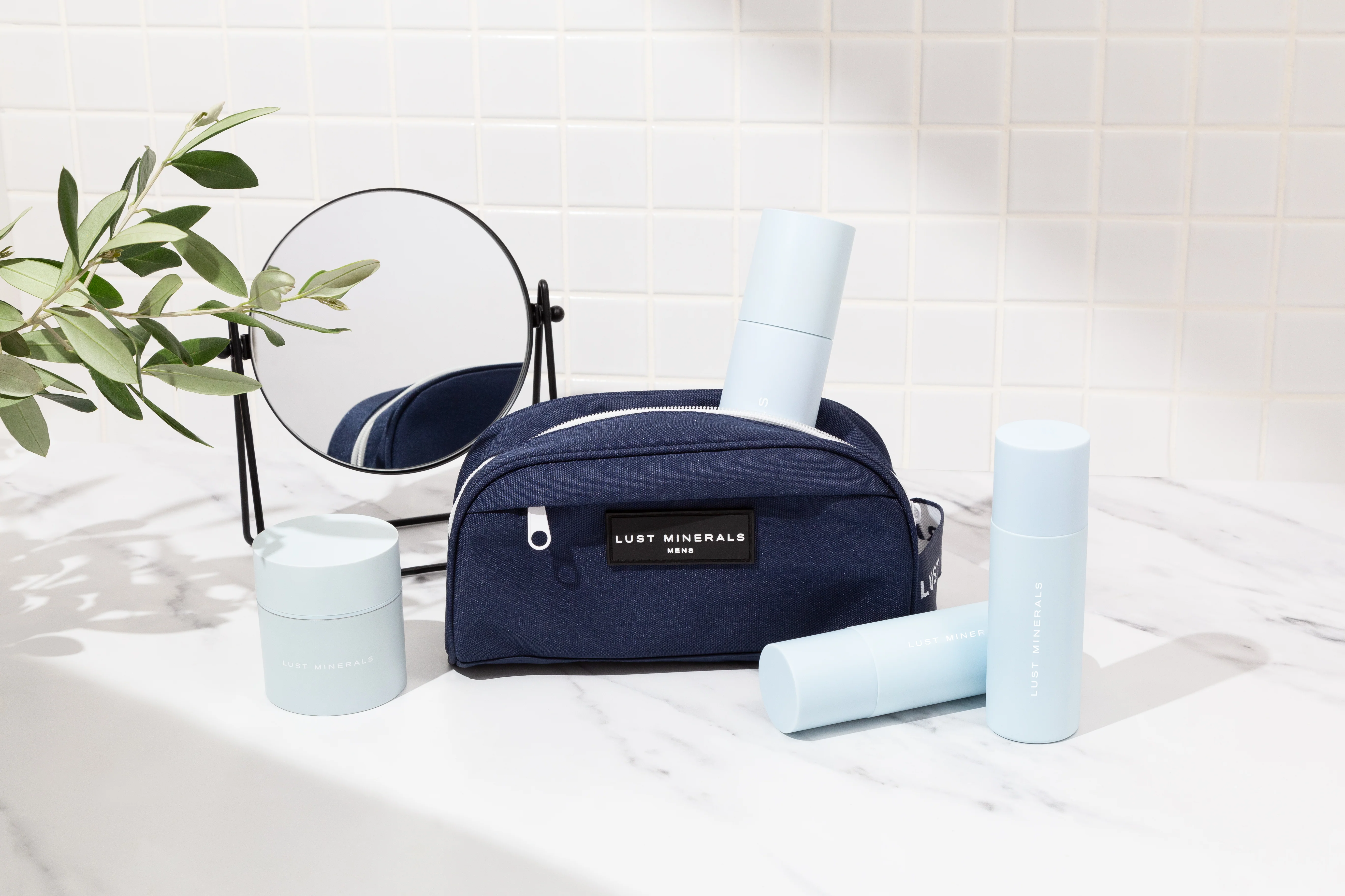 Mens Travel Bag - Blue - Image 2